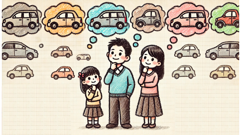 家族と車