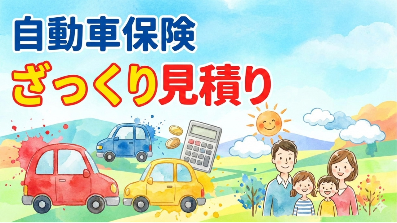 自動車保険ざっくり見積もり