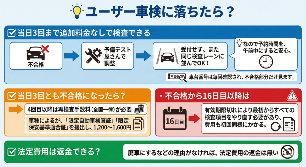 車検に落ちたら