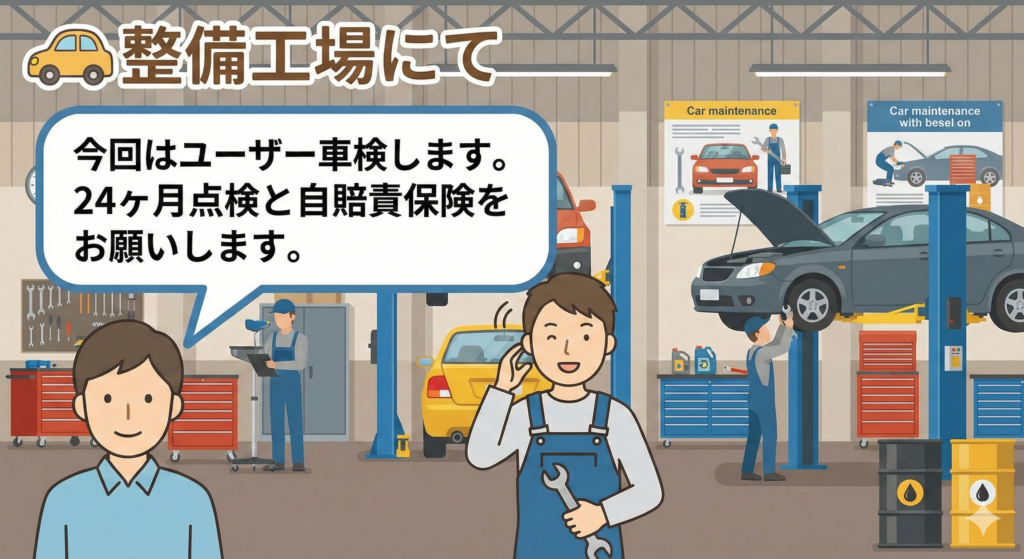 24ヶ月点検と自賠責保険加入